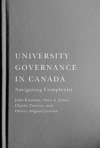 University Governance in Canada cover