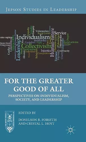 For the Greater Good of All cover