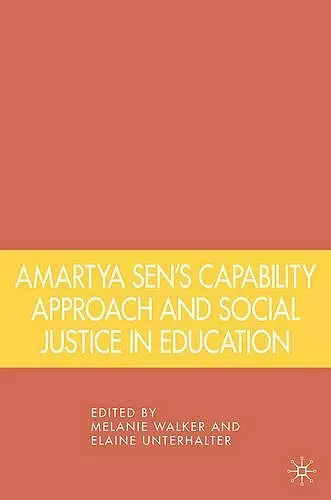 Amartya Sen's Capability Approach and Social Justice in Education cover