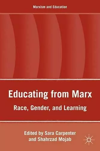 Educating from Marx cover