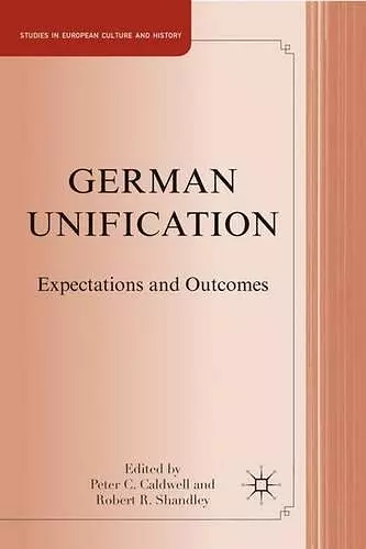 German Unification cover