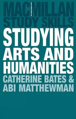 Studying Arts and Humanities cover