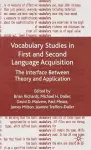 Vocabulary Studies in First and Second Language Acquisition cover