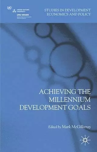 Achieving the Millennium Development Goals cover