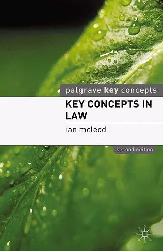 Key Concepts in Law cover