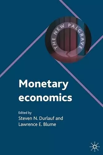 Monetary Economics cover