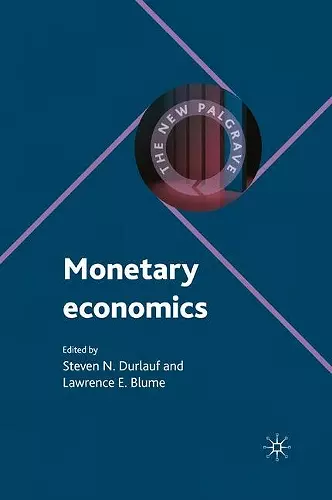 Monetary Economics cover