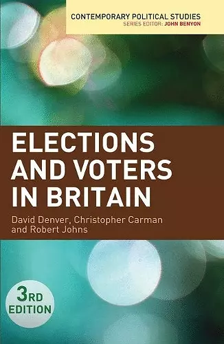 Elections and Voters in Britain cover