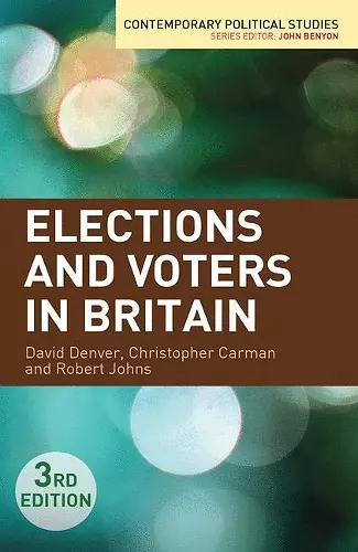 Elections and Voters in Britain cover