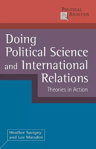 Doing Political Science and International Relations cover