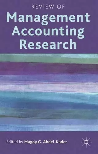 Review of Management Accounting Research cover