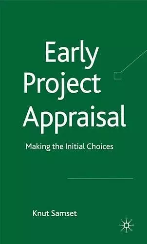 Early Project Appraisal cover