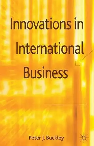 Innovations in International Business cover