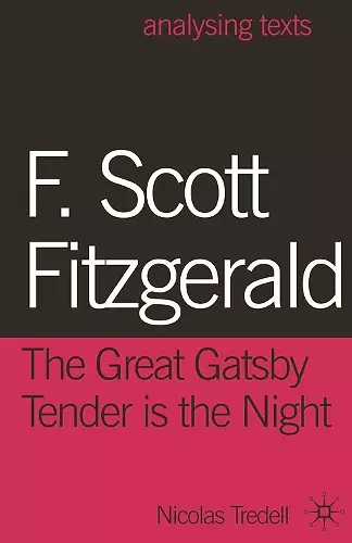 F. Scott Fitzgerald: The Great Gatsby/Tender is the Night cover
