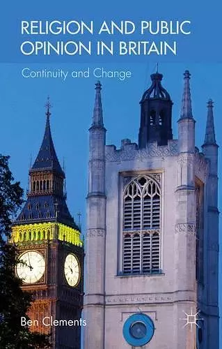 Religion and Public Opinion in Britain cover