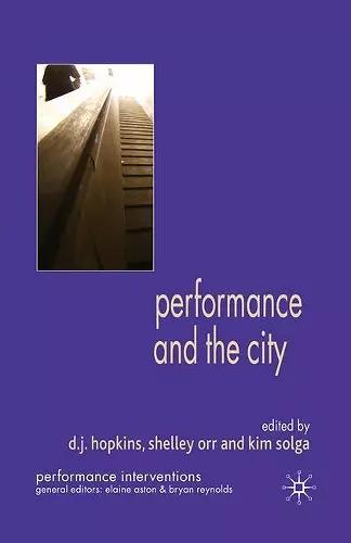 Performance and the City cover