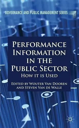 Performance Information in the Public Sector cover