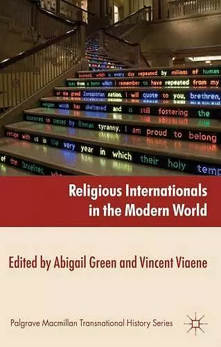 Religious Internationals in the Modern World cover