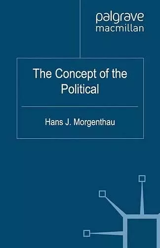 The Concept of the Political cover