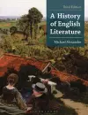 A History of English Literature cover