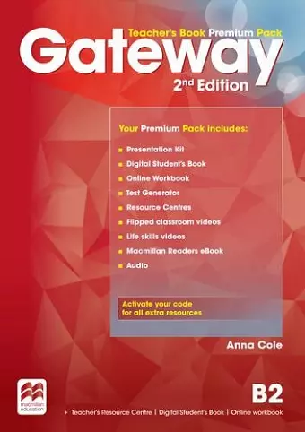 Gateway 2nd edition B2 Teacher's Book Premium Pack cover