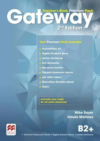 Gateway 2nd edition B2+ Teacher's Book Premium Pack cover