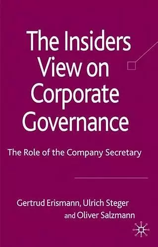 The Insider's View on Corporate Governance cover