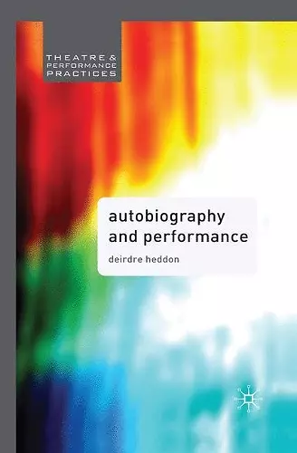 Autobiography and Performance cover