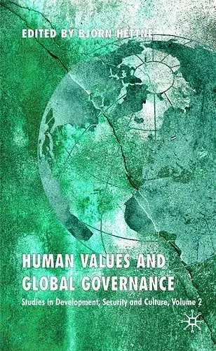 Human Values and Global Governance cover