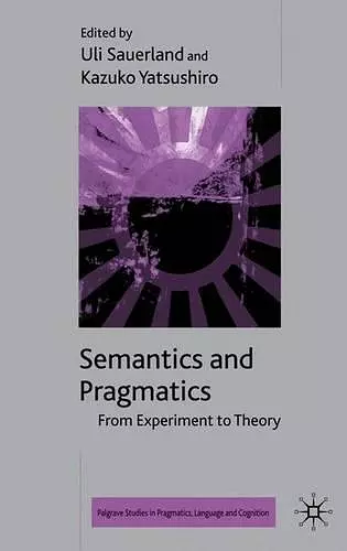 Semantics and Pragmatics cover