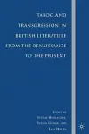 Taboo and Transgression in British Literature from the Renaissance to the Present cover