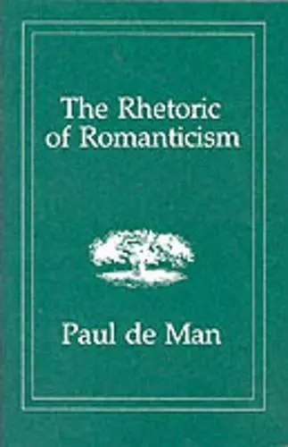 The Rhetoric of Romanticism cover