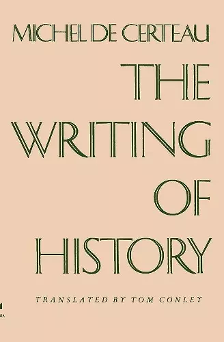 The Writing of History cover