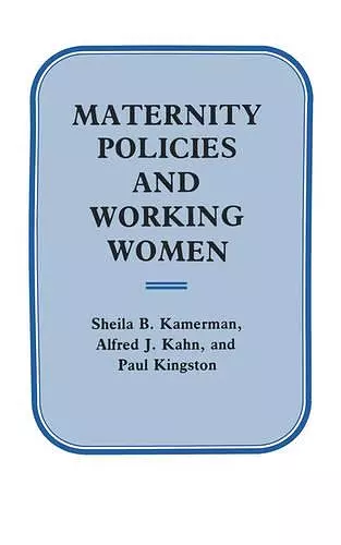 Maternity Policies and Working Women cover