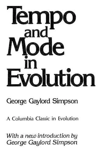 Tempo and Mode in Evolution cover