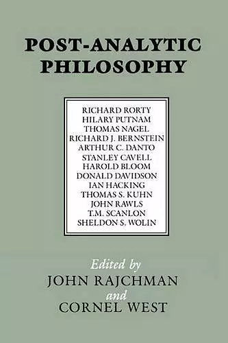 Post-Analytic Philosophy cover