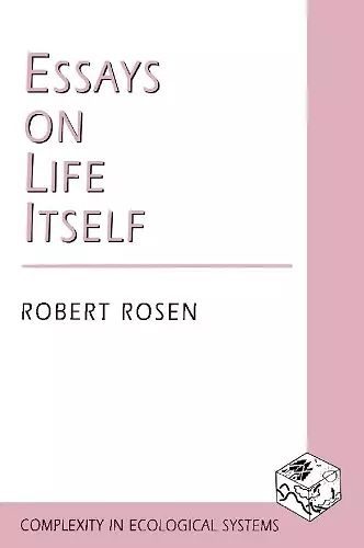 Essays on Life Itself cover