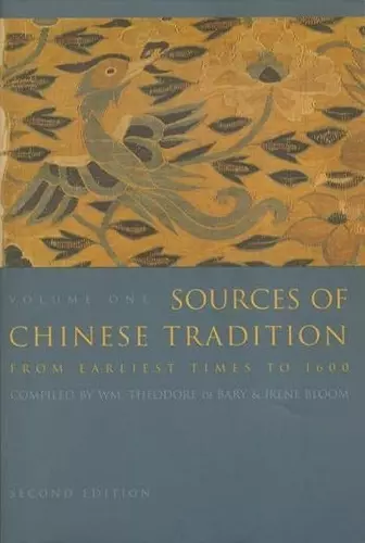 Sources of Chinese Tradition cover