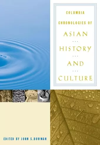 Columbia Chronologies of Asian History and Culture cover