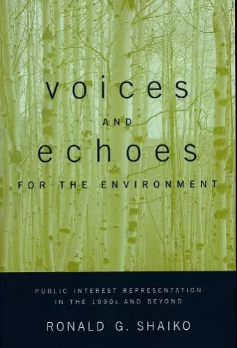 Voices and Echoes for the Environment cover