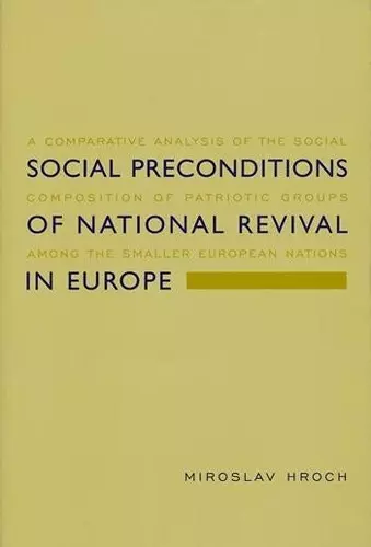 Social Preconditions of National Revival in Europe cover