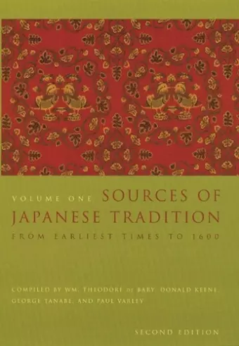 Sources of Japanese Tradition cover