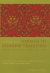 Sources of Japanese Tradition cover