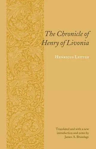 The Chronicle of Henry of Livonia cover