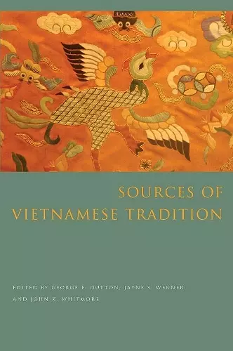 Sources of Vietnamese Tradition cover