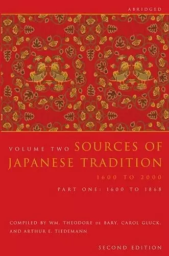 Sources of Japanese Tradition, Abridged cover