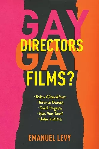 Gay Directors, Gay Films? cover