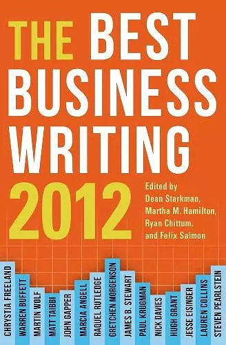 The Best Business Writing 2012 cover