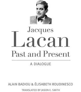 Jacques Lacan, Past and Present cover