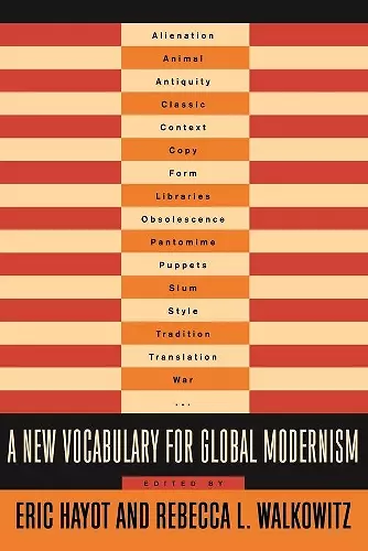 A New Vocabulary for Global Modernism cover